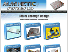 Tablet Screenshot of magsystems.co.uk